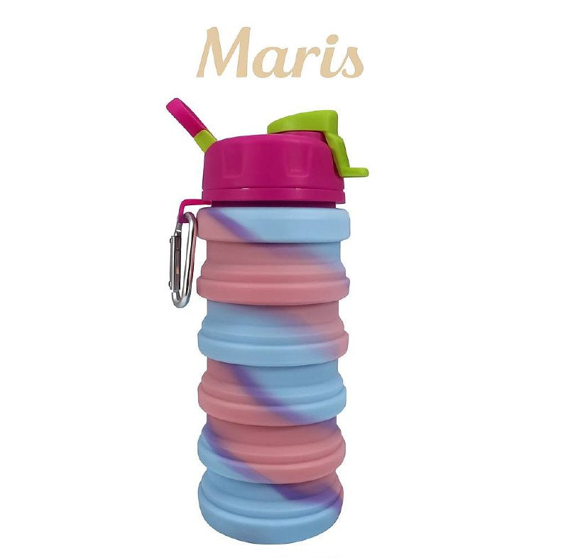 Bouteille Pliable en Silicone Réutilisable, Compacte et Écologique