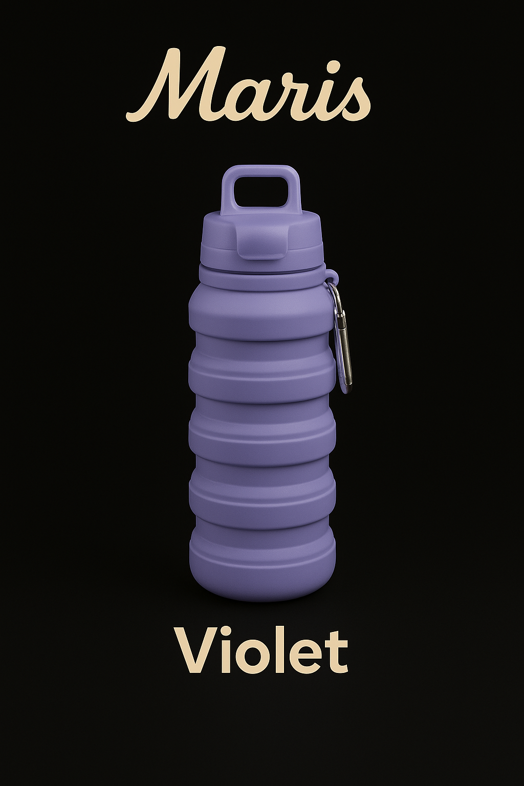 Bouteille Pliable en Silicone Réutilisable, Compacte et Écologique